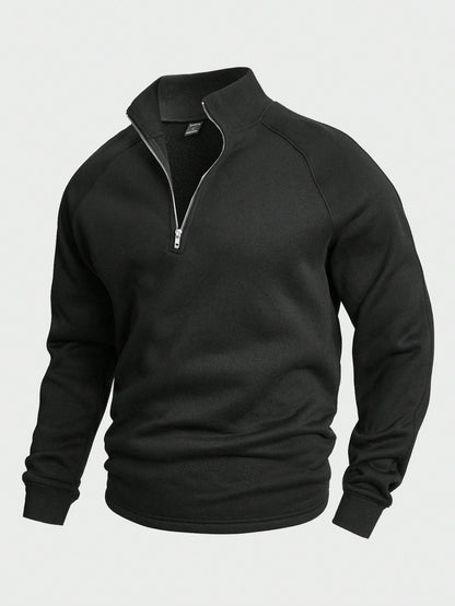 Kelvin | Stylish Zip High Neck Sweater