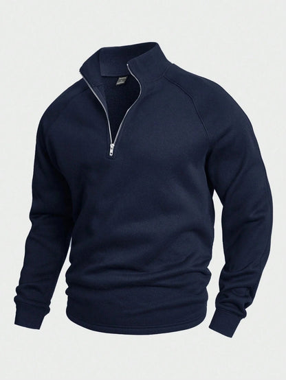 Kelvin | Stylish Zip High Neck Sweater