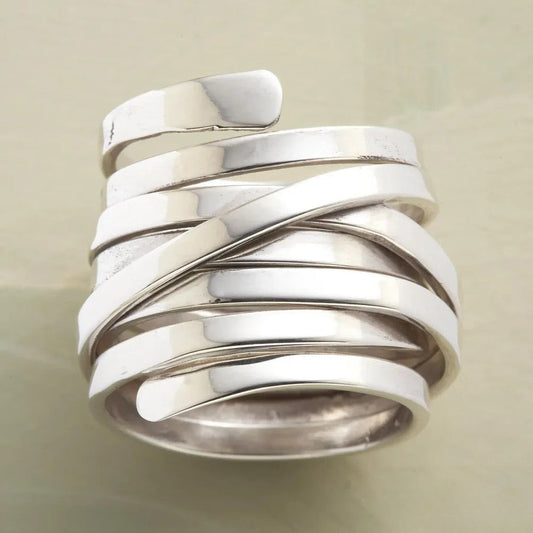 Antique Thick Layer Silver Ring