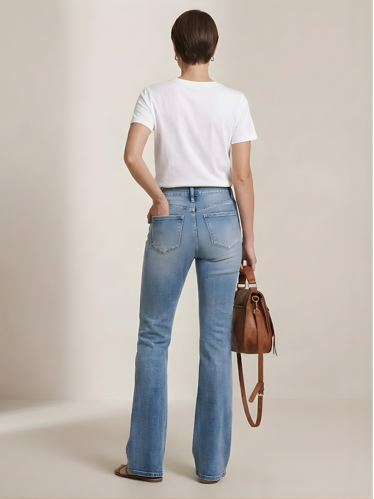 ESTELLE™ - Classic Mid-Rise Flare Jeans