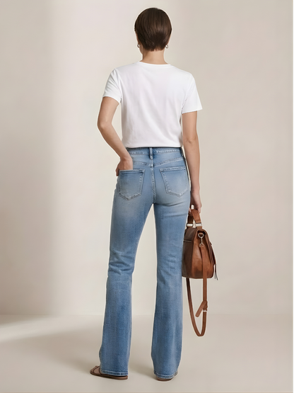 ESTELLE™ - Classic Mid-Rise Flare Jeans