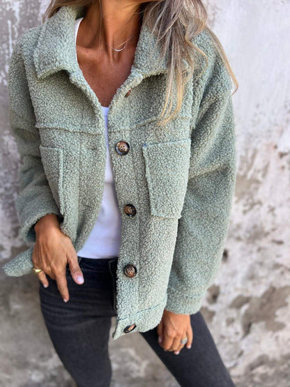 Liora | Luxe Button-Up Jacket
