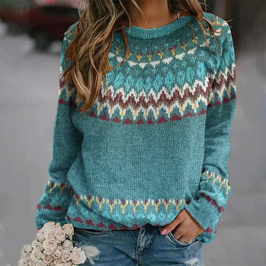 Isadora | Relaxed Retro Wave Sweatshirt
