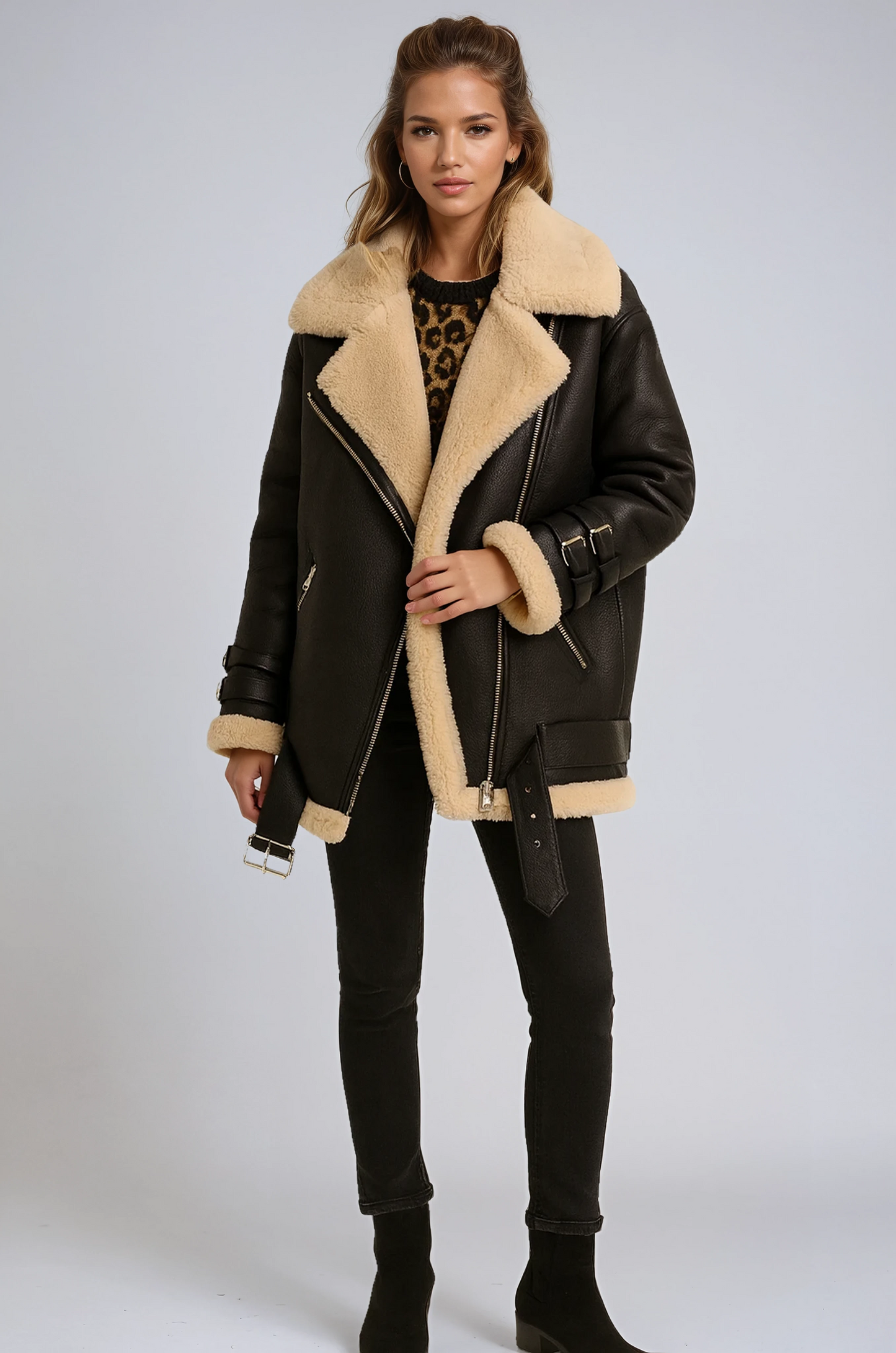 Margaux | Classic Winter Pilot Jacket