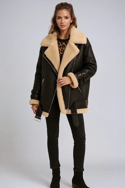 Margaux | Classic Winter Pilot Jacket