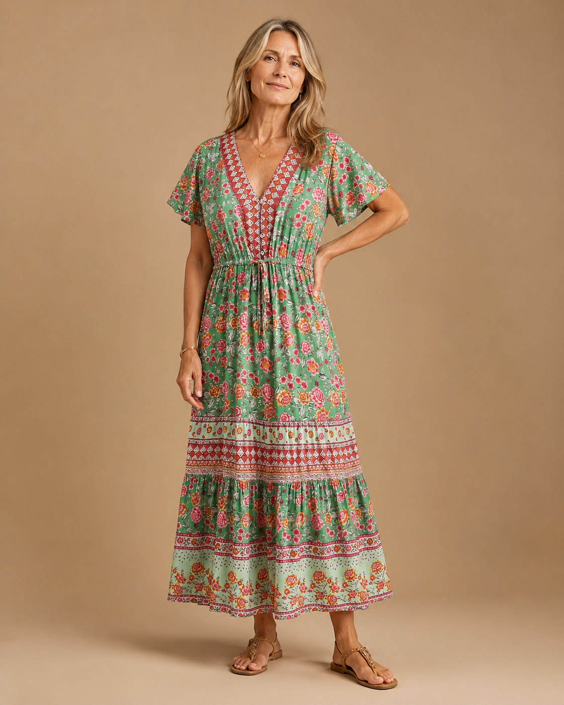 Amelia Floral Maxi Dress