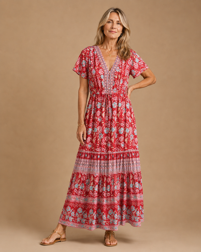 Amelia Floral Maxi Dress