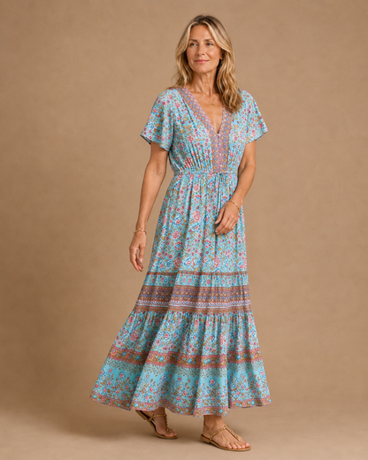 Amelia Floral Maxi Dress