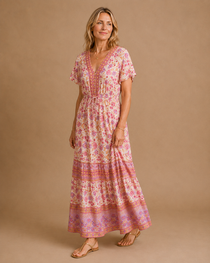 Amelia Floral Maxi Dress