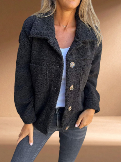 Liora | Luxe Button-Up Jacket