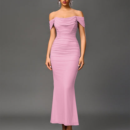 EUNOIA™ - Elegant Off Shoulder Backless Mermaid Dress