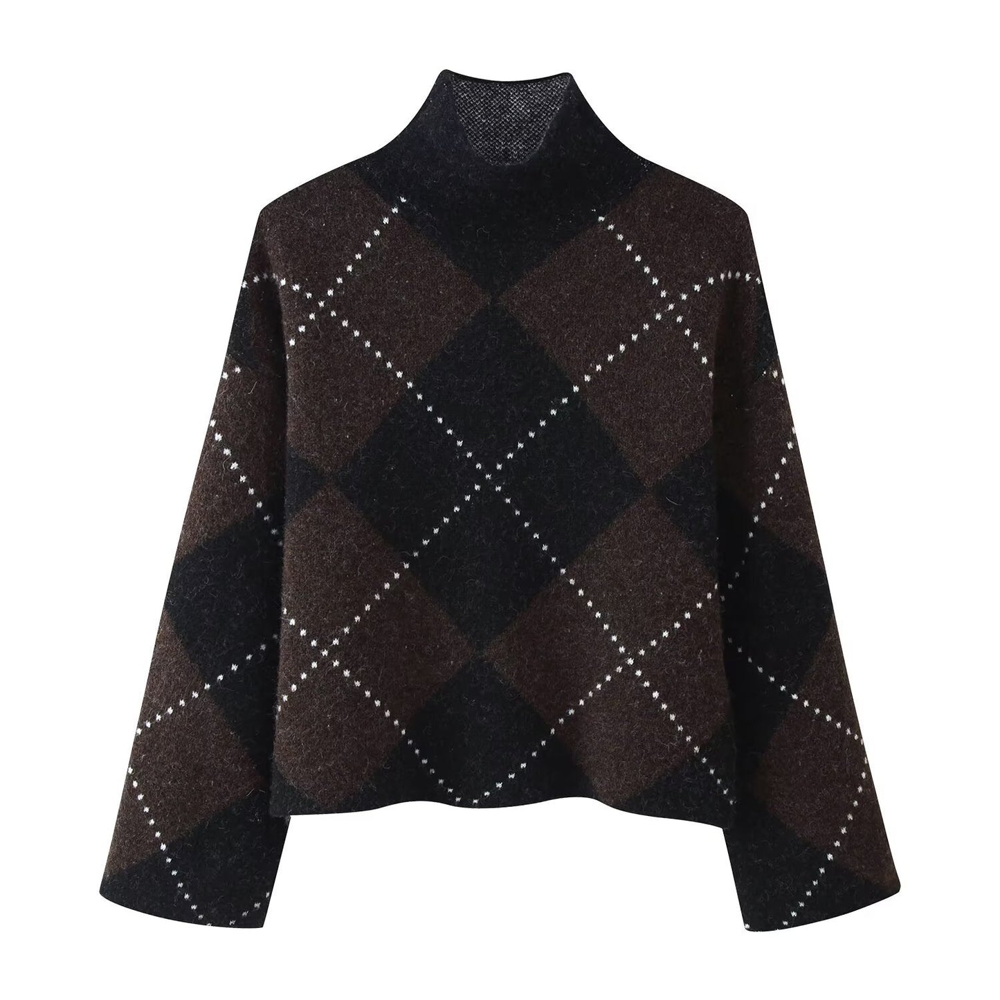 Noire Check Knit Dress
