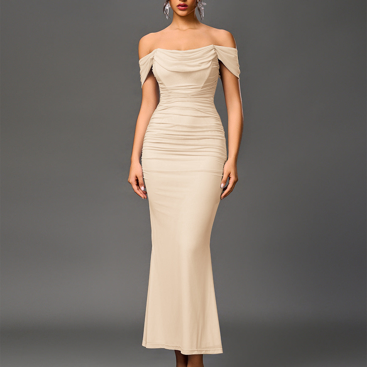 WINNA™ - Elegant Off Shoulder Backless Mermaid Dress