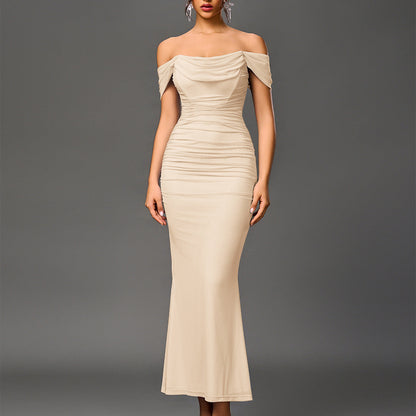 EUNOIA™ - Elegant Off Shoulder Backless Mermaid Dress