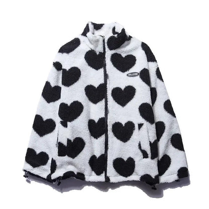 Amara | Reversible Heart-Detail Jacket