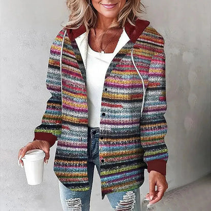 Seraphine | Checked Hooded Shacket