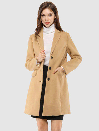 Marielle | Classic Wool Coat with Collar